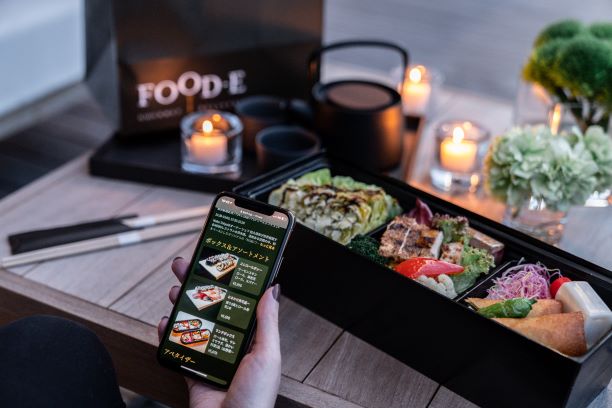       "Nobu at Home"   DELIVERY by Food-E   Enjoy our extensive take-out menu  delivered to your home via Food-E!    Food-E     &nbsp;    &nbsp;  